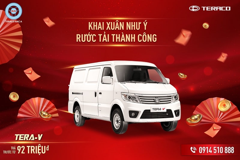 tera v 2 chỗ tháng 1