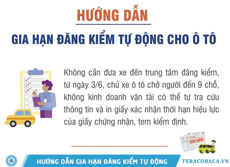 Gia hạn đăng kiểm tự động