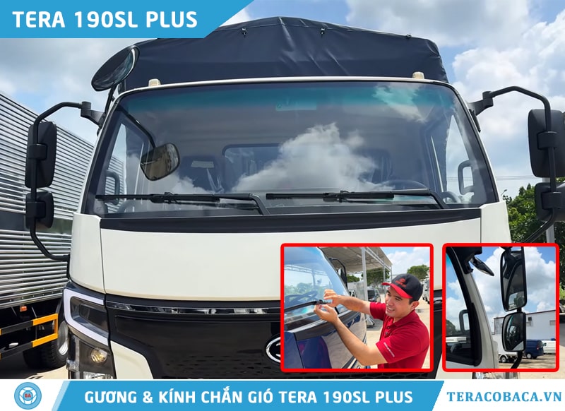 Gương và kính chắn gió xe tải Tera 190SL plus