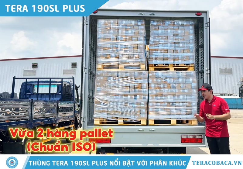 Thùng xe tải Tera 190SL Plus nổi bật trong phân khúc