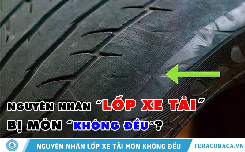 nguyên nhân lốp xe tải bị mòn không đều 1