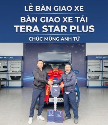 Bàn giao xe tải Tera Star Plus cho anh Tú